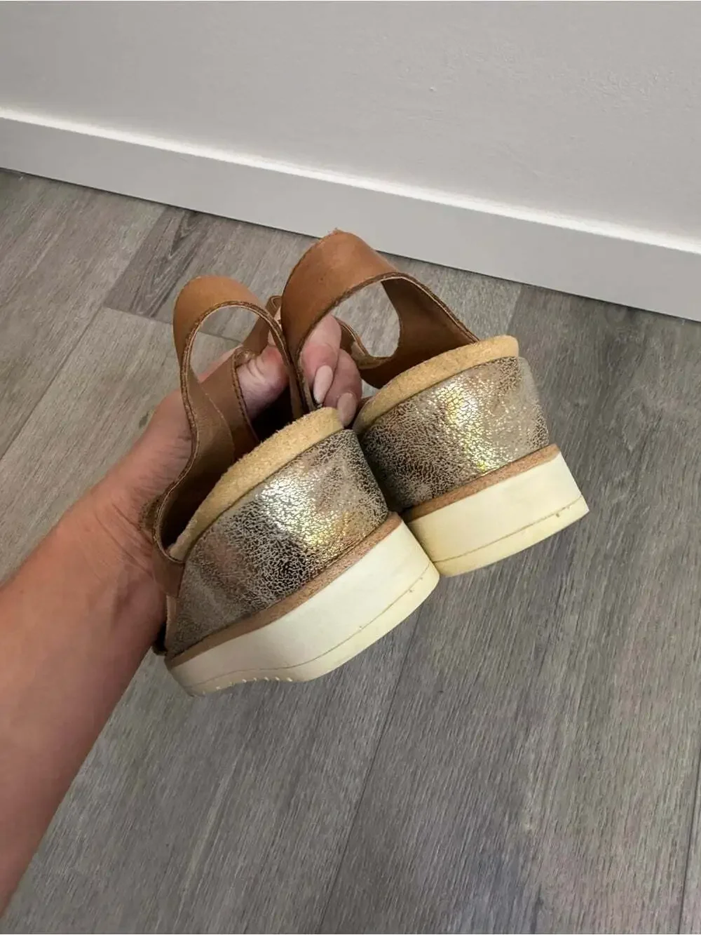 Remonte women’s wedge sandals - size 40 brown